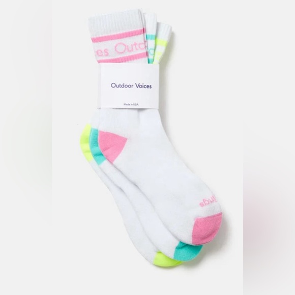 Outdoor Voices Accessories - Outdoor Voices OV socks 3 pack
